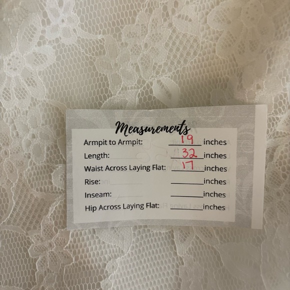 Free People Mini Dress Lace White M - Picture 15 of 16